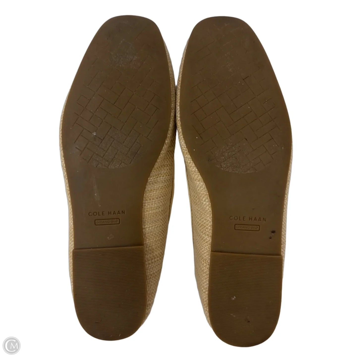 Woven Shoes Flats By Cole-haan In Tan, Size: 8.5