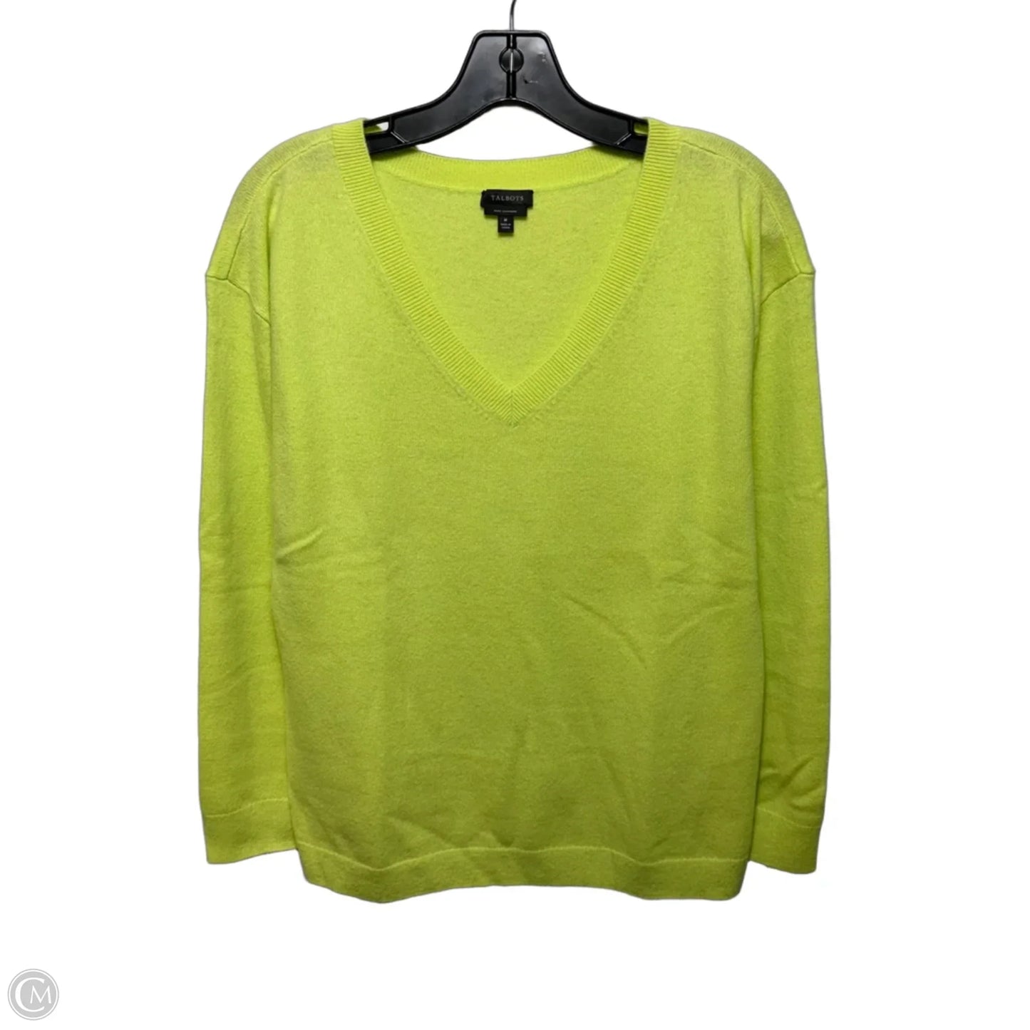Sweater Cashmere By Talbots In Green, Size: M