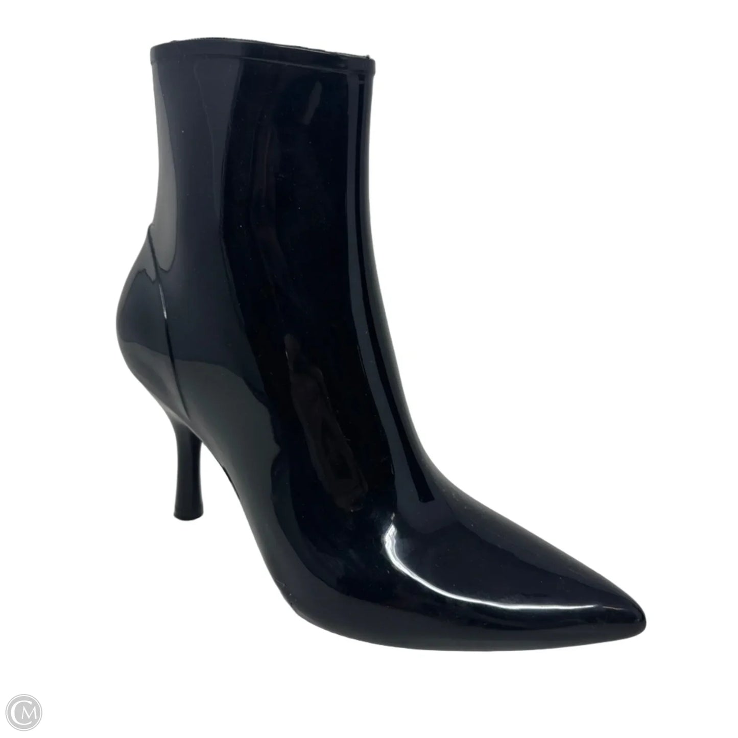 Puddles Rain Booties Boots Ankle Heels By Jeffrey Campbell In Black, Size: 7