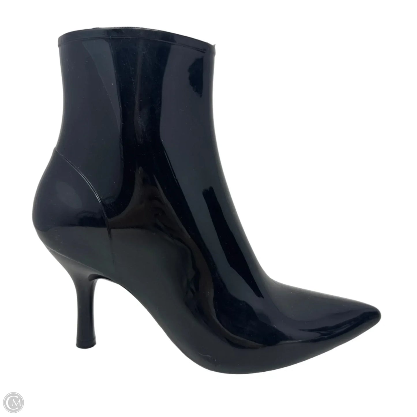 Puddles Rain Booties Boots Ankle Heels By Jeffrey Campbell In Black, Size: 7