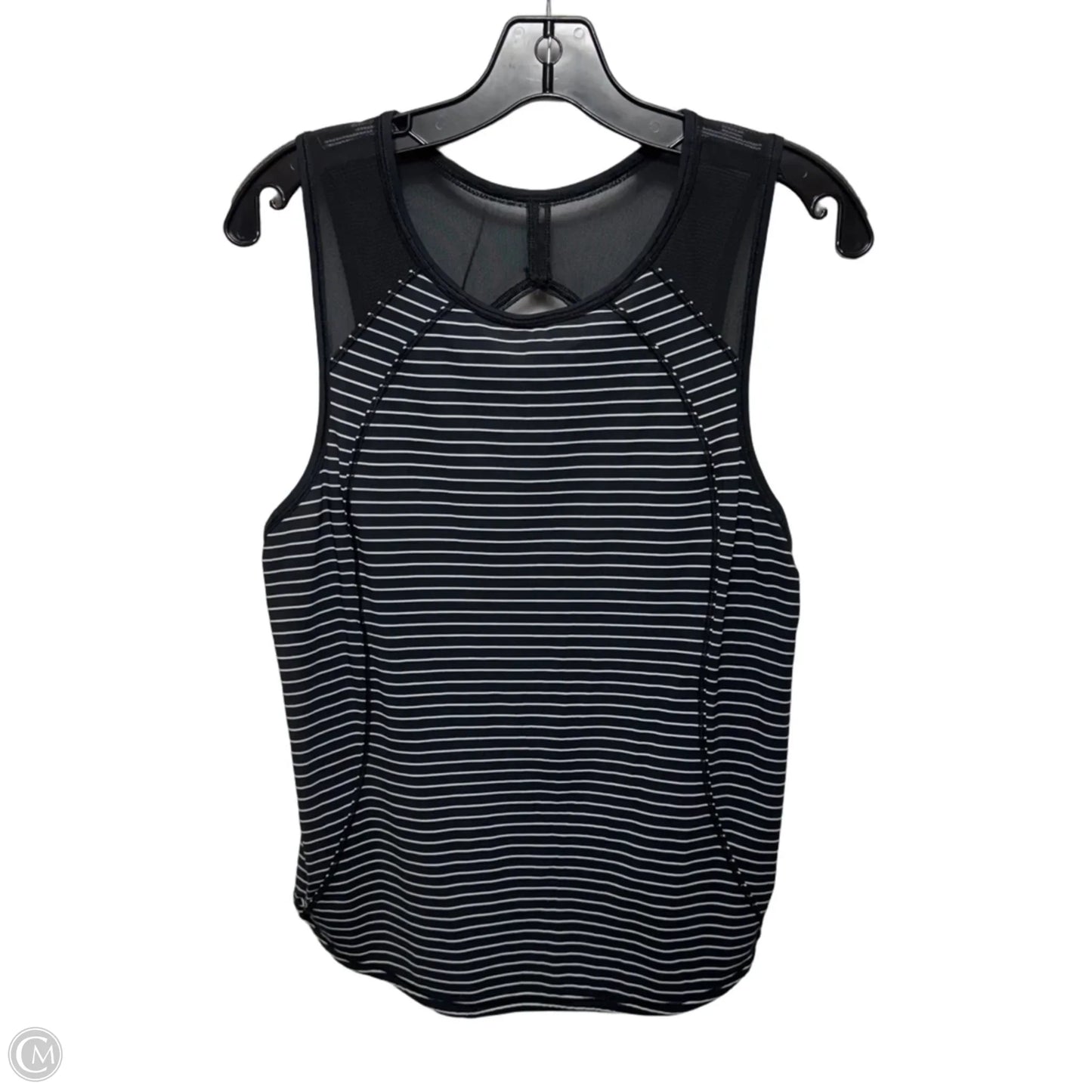 Athletic Tank Top By Lululemon In Striped Pattern, Size: M ESTIMATED