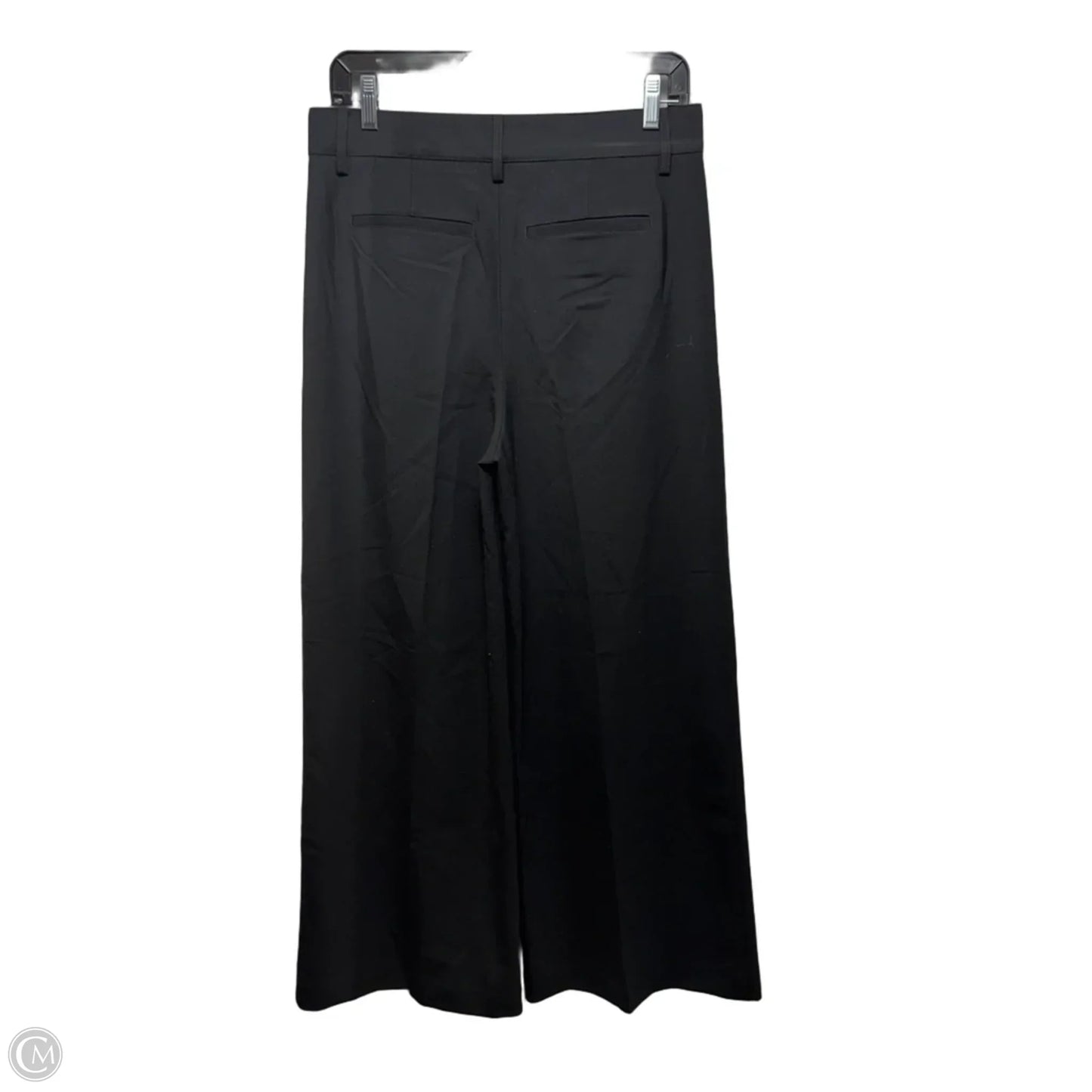 Wool Blend Pants Wide Leg By Madewell In Black, Size: 0