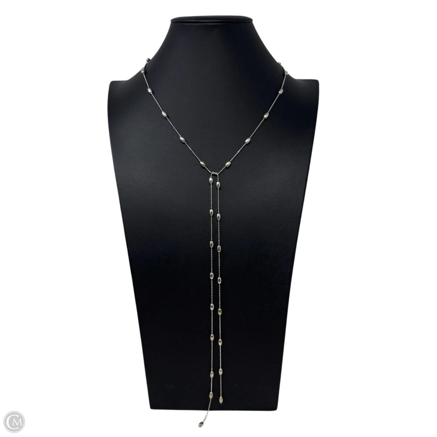 Sterling Silver Bella Bead Lariat Necklace By Silpada
