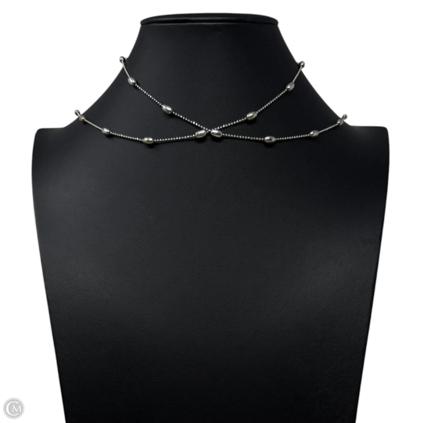 Sterling Silver Bella Bead Lariat Necklace By Silpada