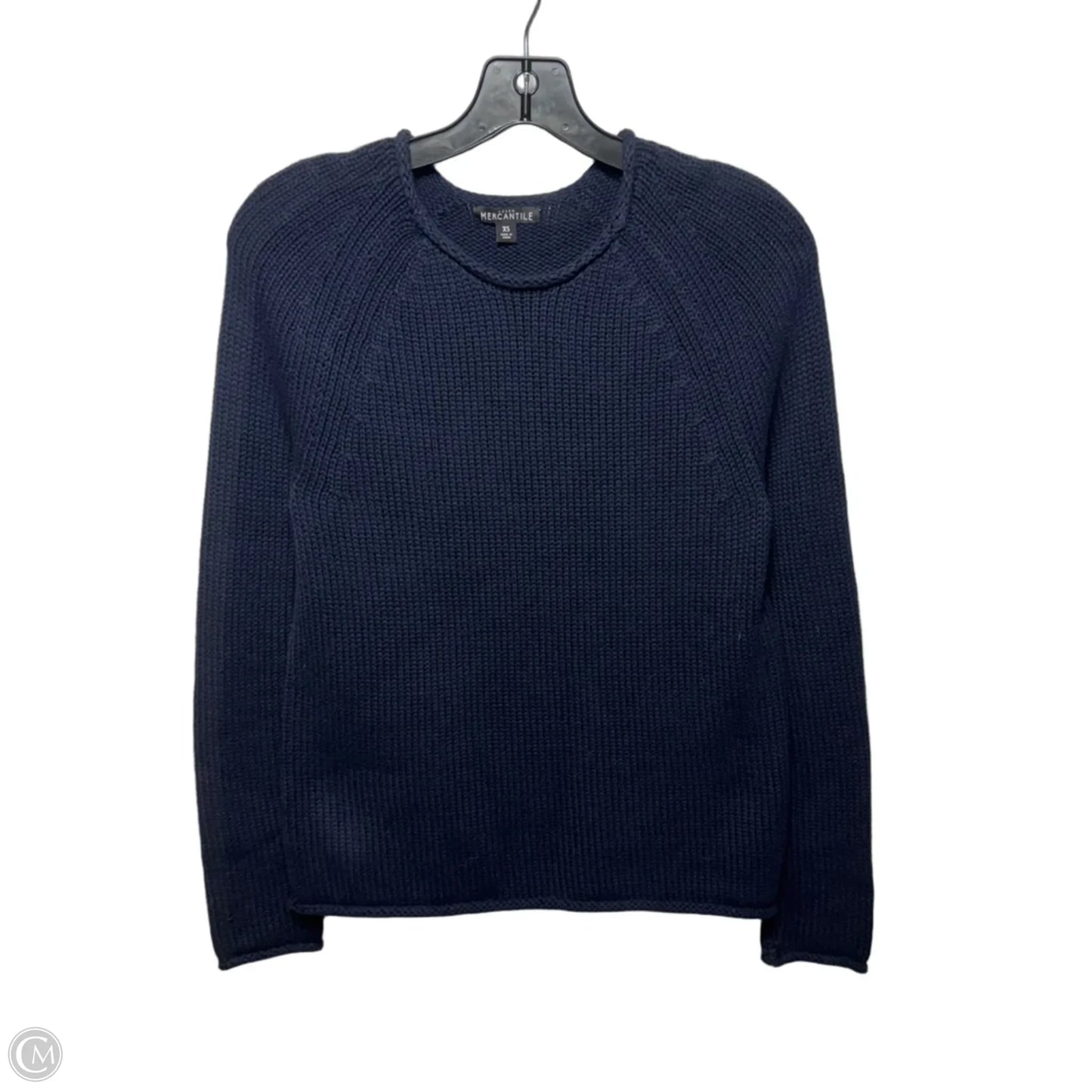 Cotton Sweater By J. Crew In Navy, Size: Xs
