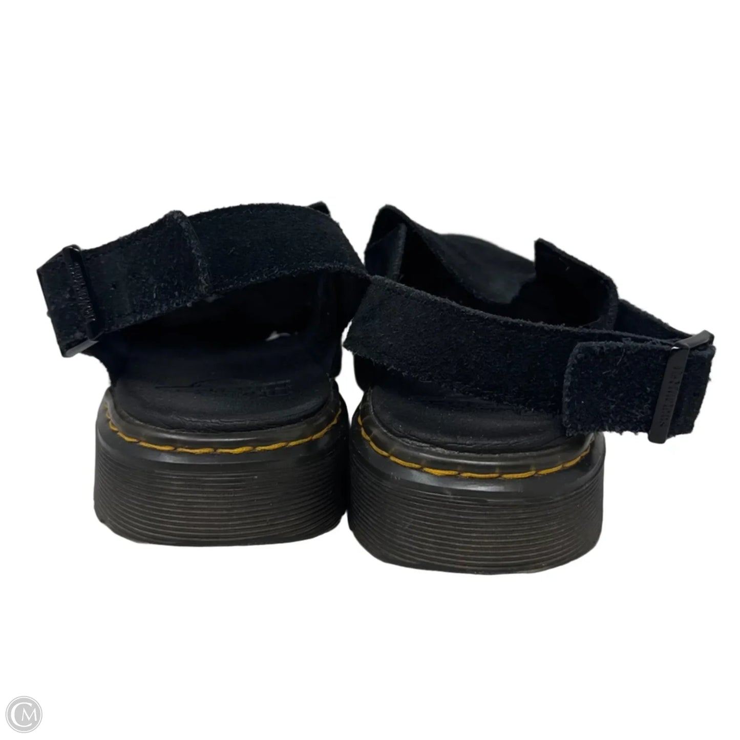 Carlson Suede Slingback Mule Shoes Designer By Dr Martens In Black, Size: 8