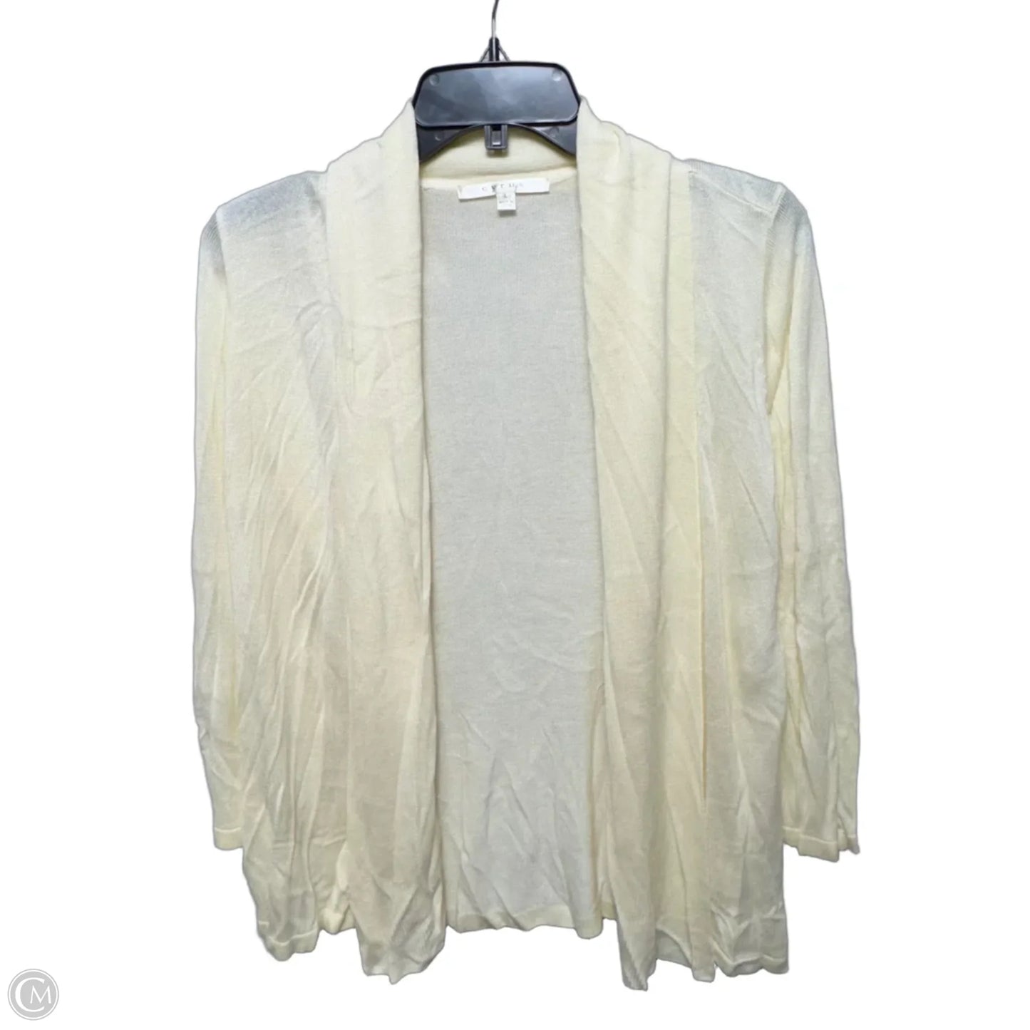 Sweater Cardigan By Cyrus In Yellow, Size: L