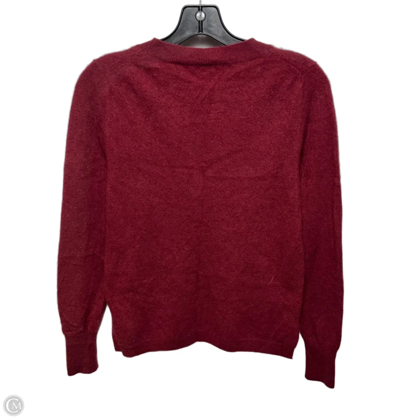 Cashmere Crew Neck Sweater By J. Crew In Red, Size: M