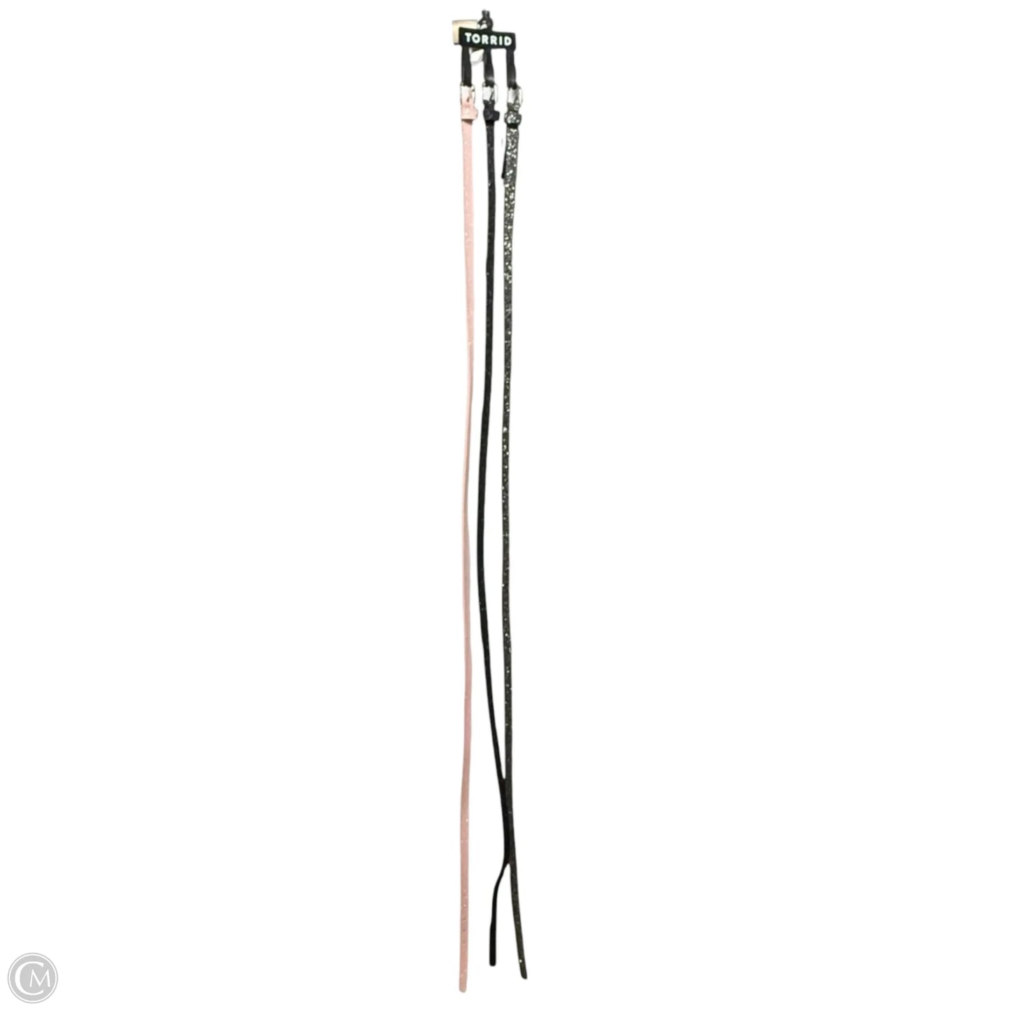 Sparkle Skinny Belt Set By Torrid, Size: 3 pc Set