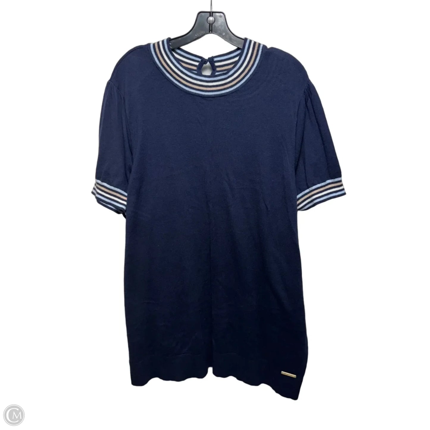 Sweater Short Sleeve By Torrid x Marilyn Monroe In Blue, Size: 4x
