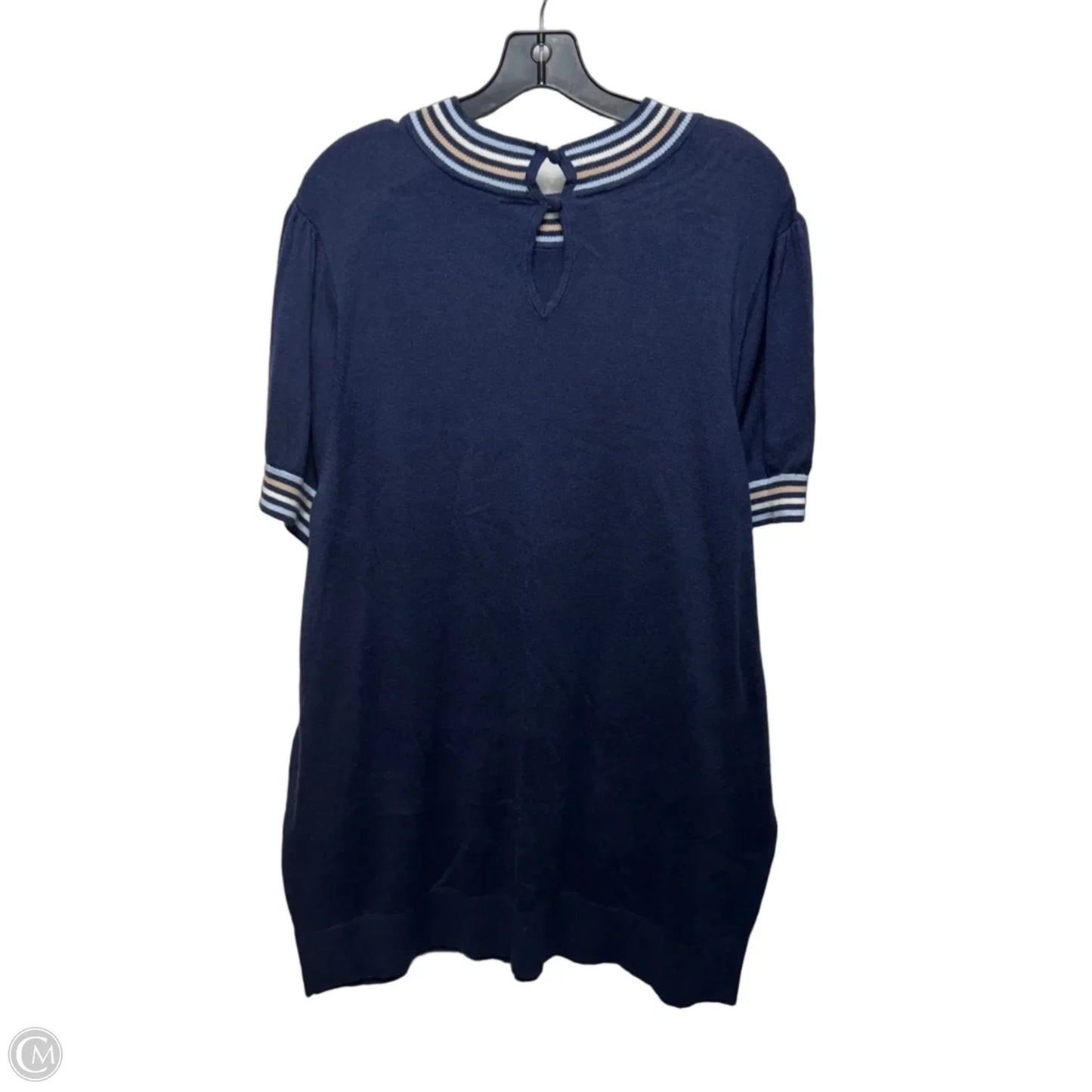 Sweater Short Sleeve By Torrid x Marilyn Monroe In Blue, Size: 4x