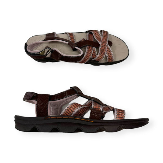 Multi-colored Sandals Flats Jambu, Size 8.5
