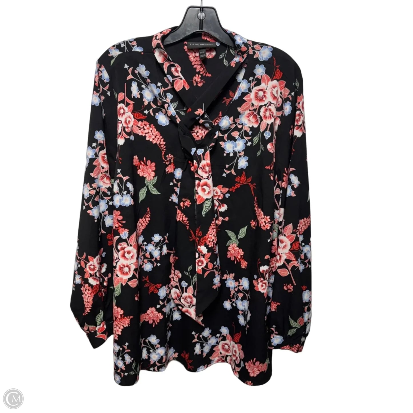 Top Long Sleeve By Lane Bryant In Floral Print, Size: 18/20
