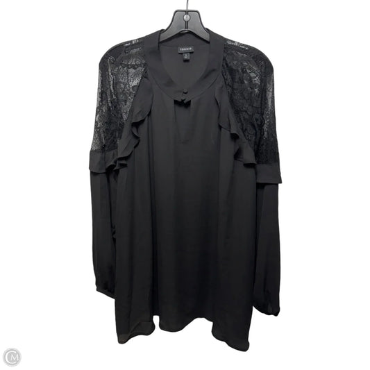 Top Long Sleeve By Torrid In Black, Size: 3x