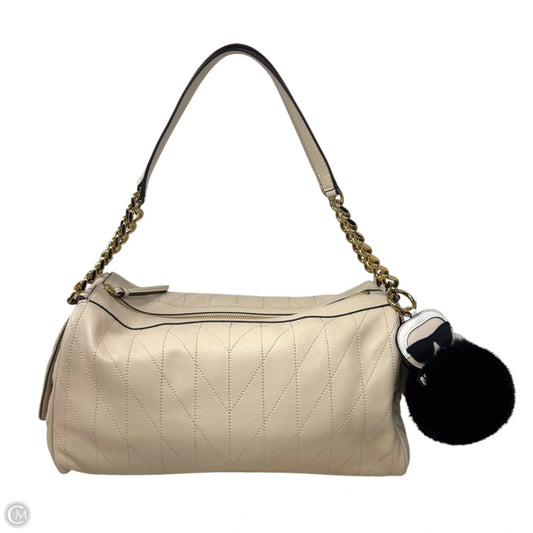 Lafayette Satchel Handbag Designer By Karl Lagerfeld, Size: Medium