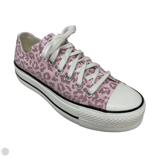Platform Leopard Shoes Sneakers By Converse In Animal Print, Size: 6.5