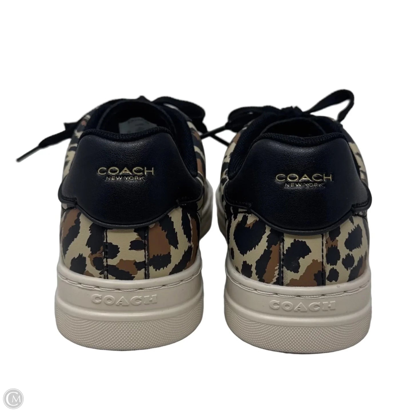 High Line Leopard Sneakers Shoes Designer By Coach In Animal Print, Size: 6.5