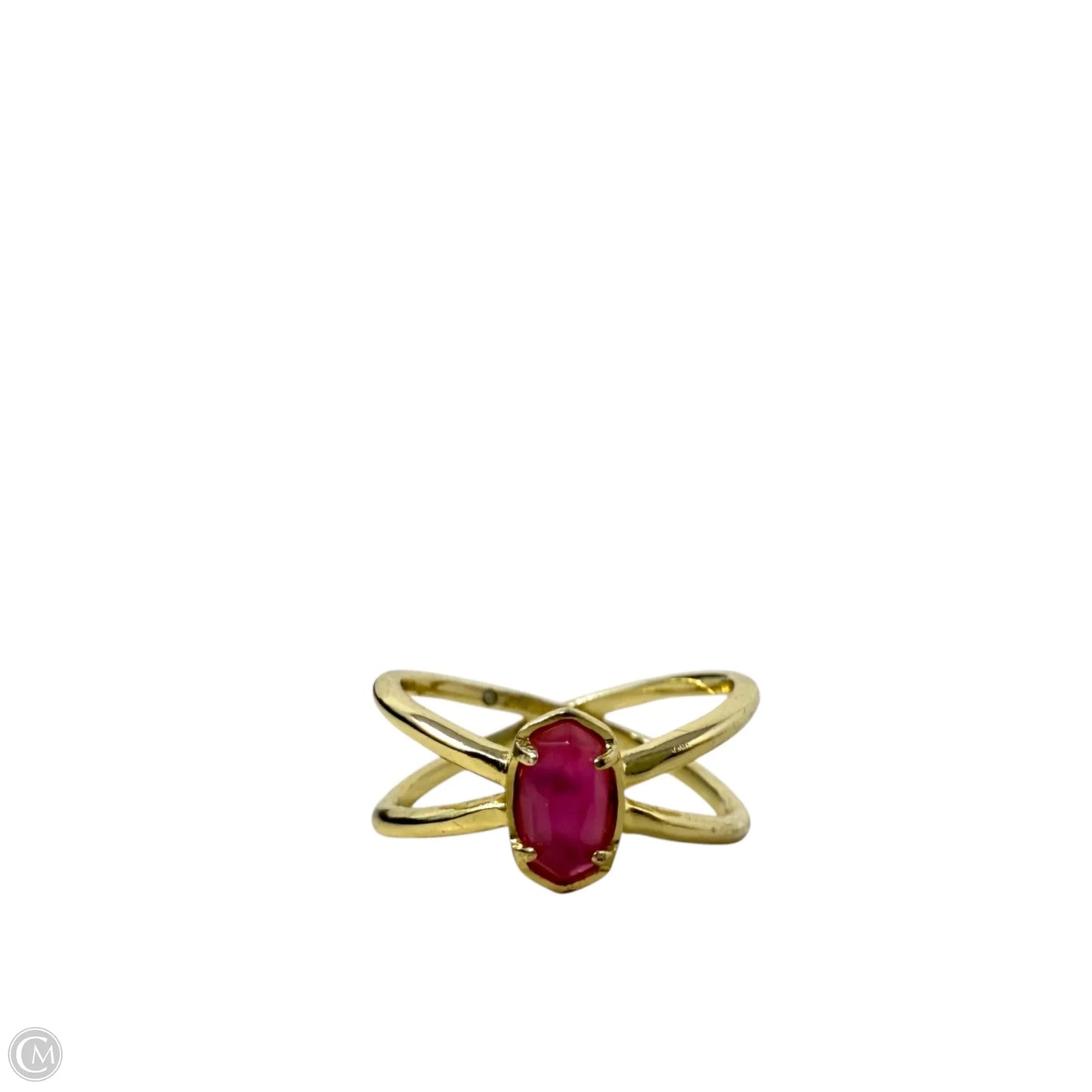 Emilie Double Band Ring Designer By Kendra Scott, Size: 8