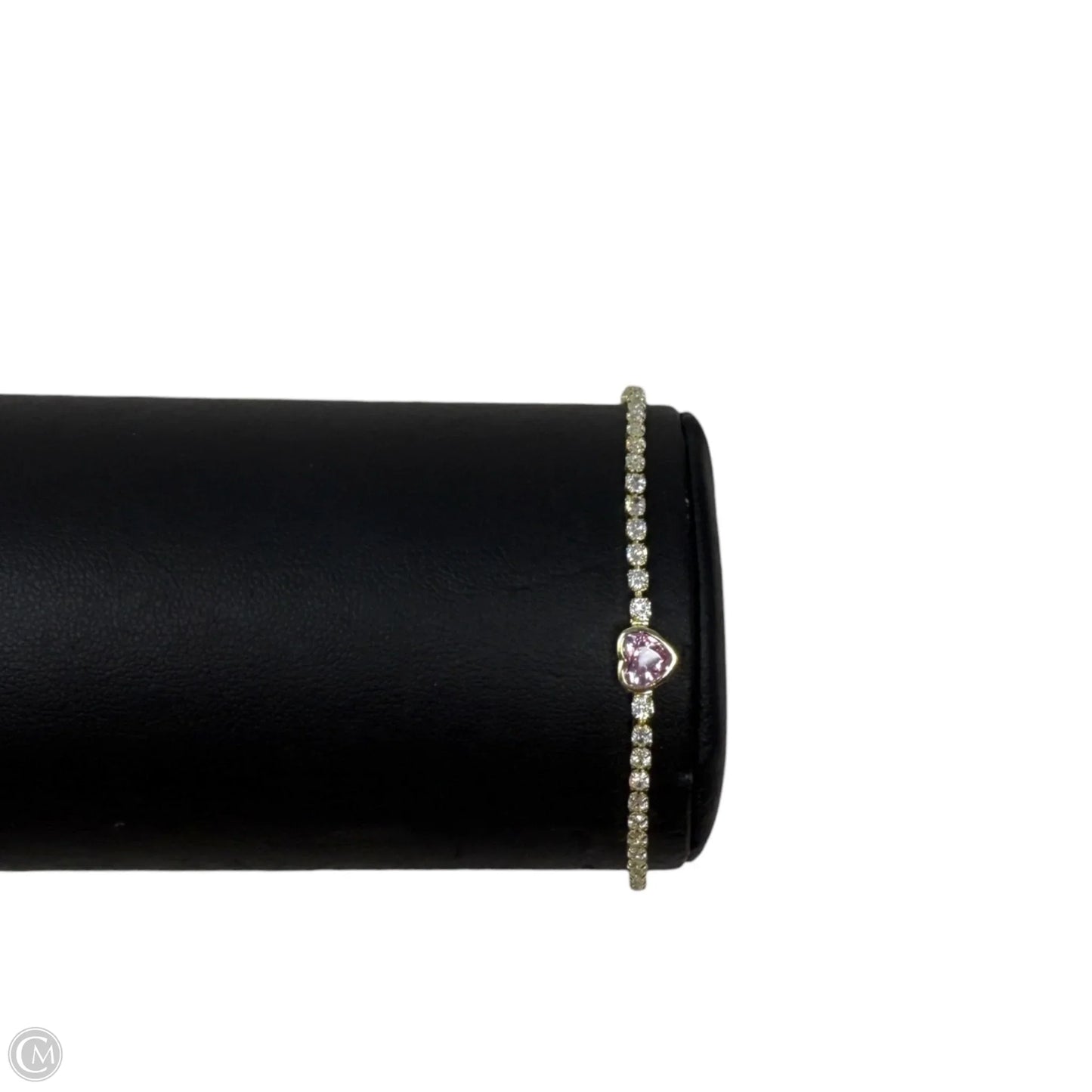 Pink Heart Tennis Bracelet By Neo Relique