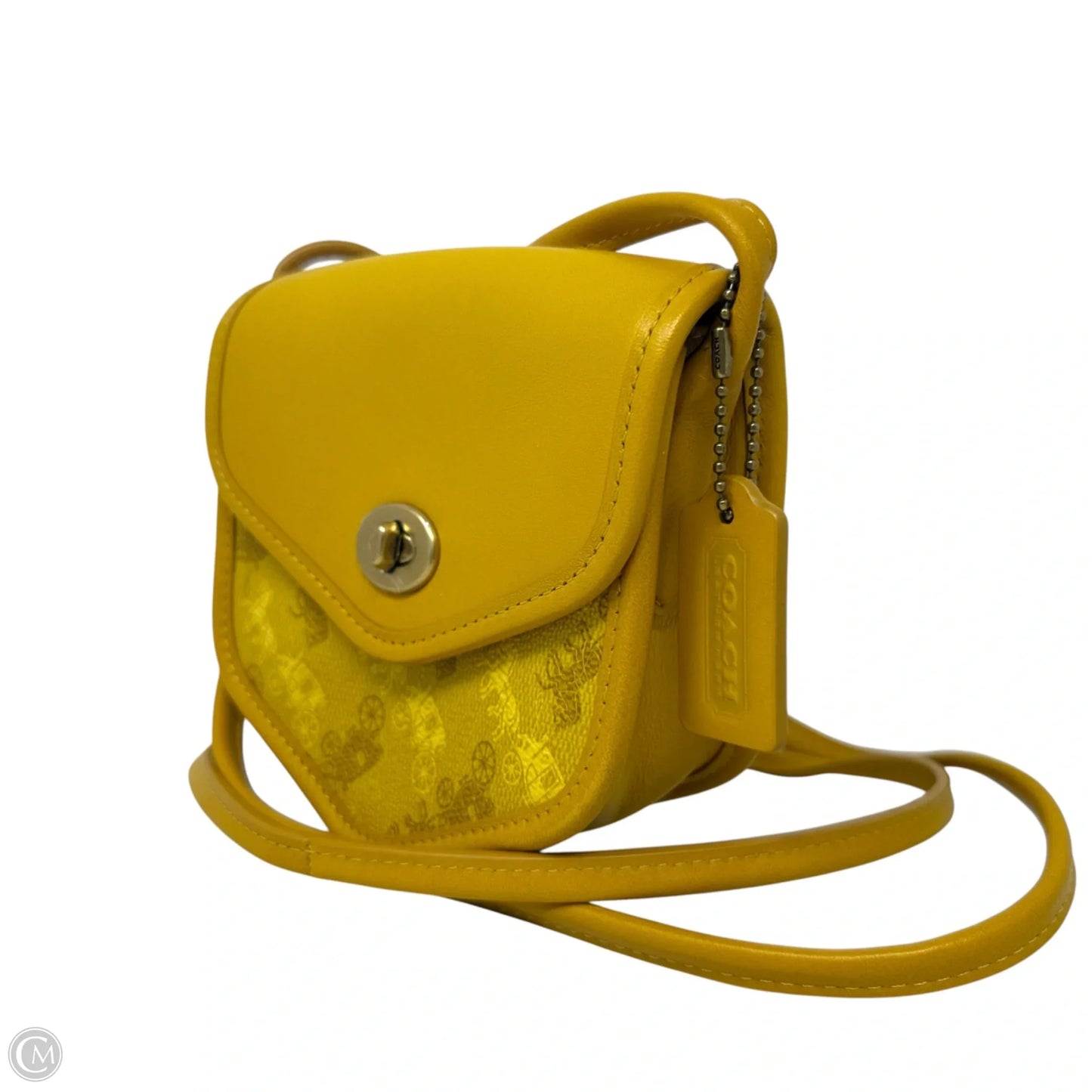 Originals Limited Edition Turnlock Flap Pouch 15 With Horse And Carriage Crossbody Designer By Coach, Size: Small