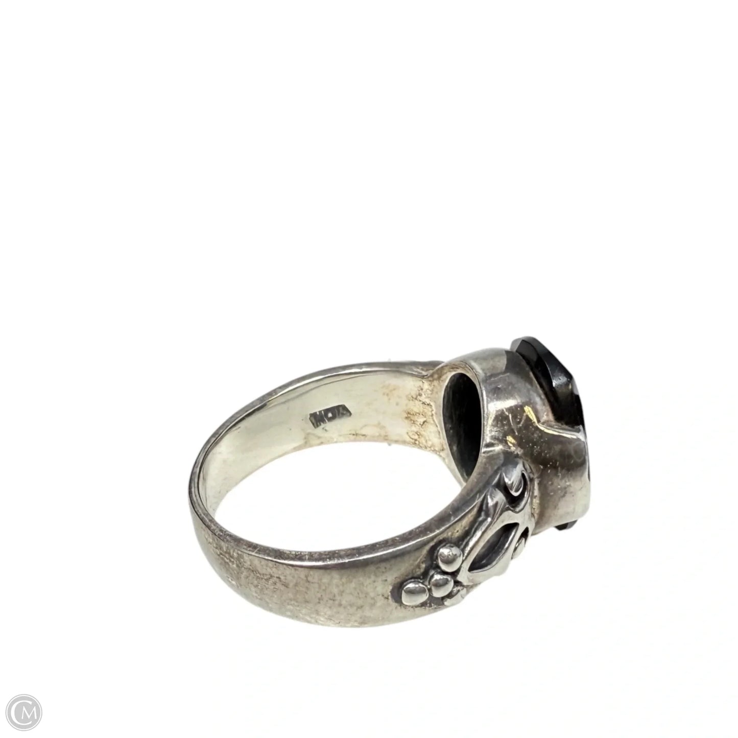 Black Onyx & Sterling Silver Statement Ring By Silpada, Size: 11