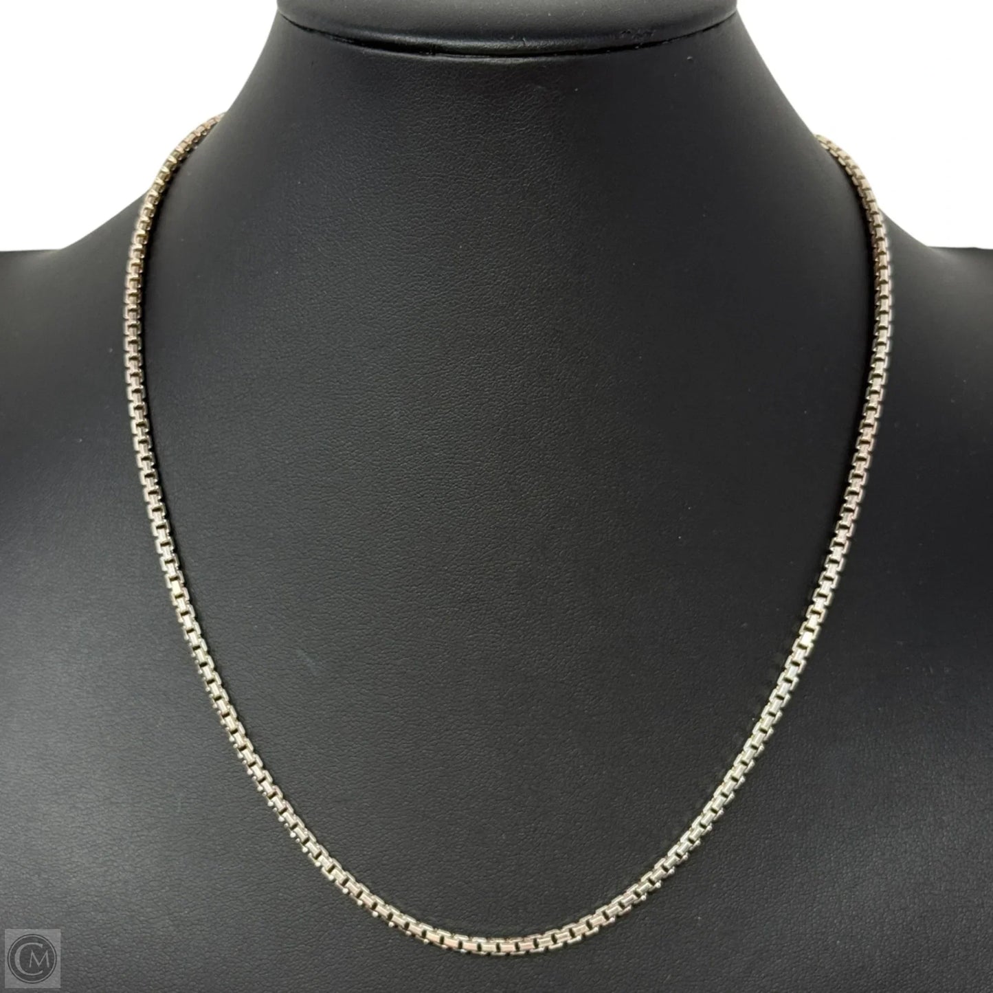 Italian Sterling Silver Box Chain Necklace