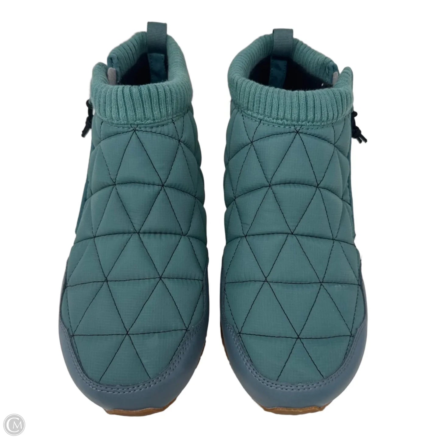 Ember Quilted Boots Shoes Flats By Teva In Teal, Size: 8