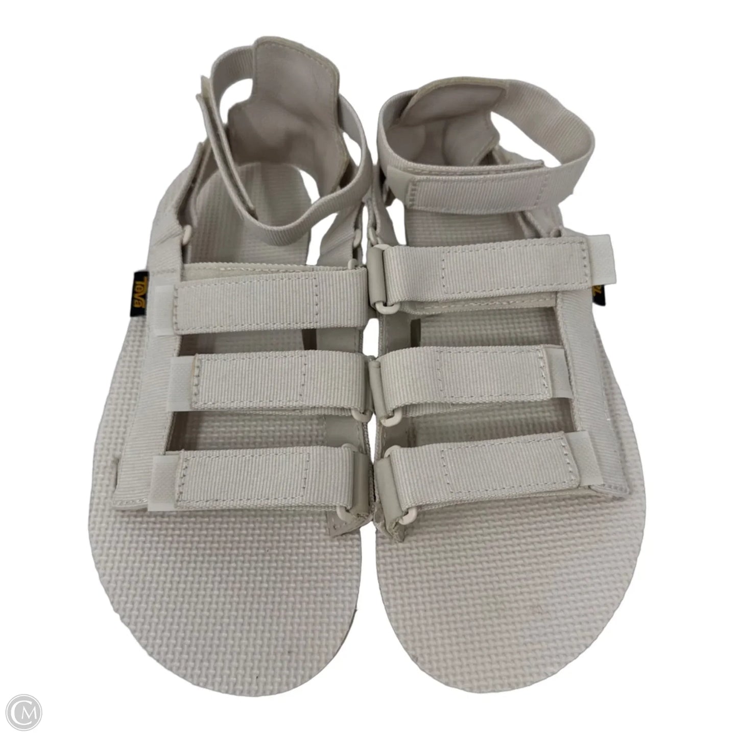 Mevia Sandals Heels Platform By Teva In Cream, Size: 8