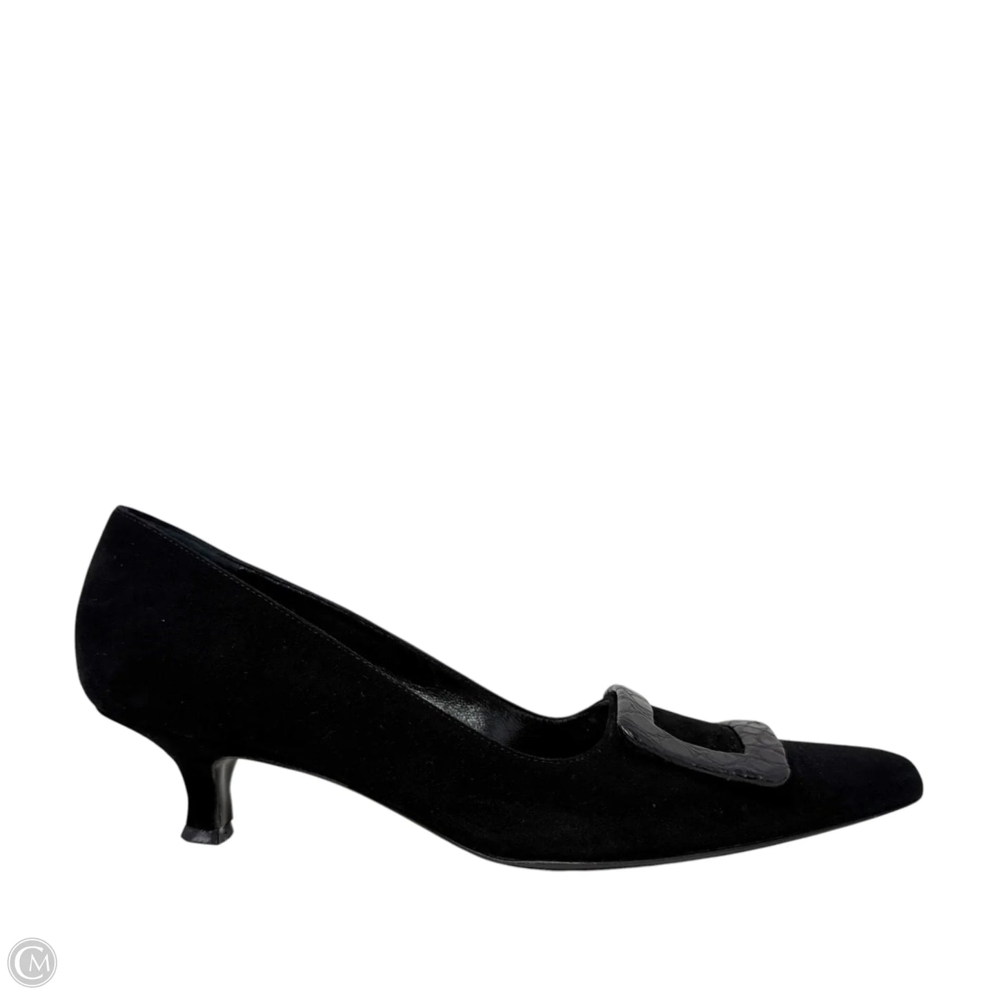 Shoes Luxury Designer By Oscar De La Renta In Black, Size: 6.5