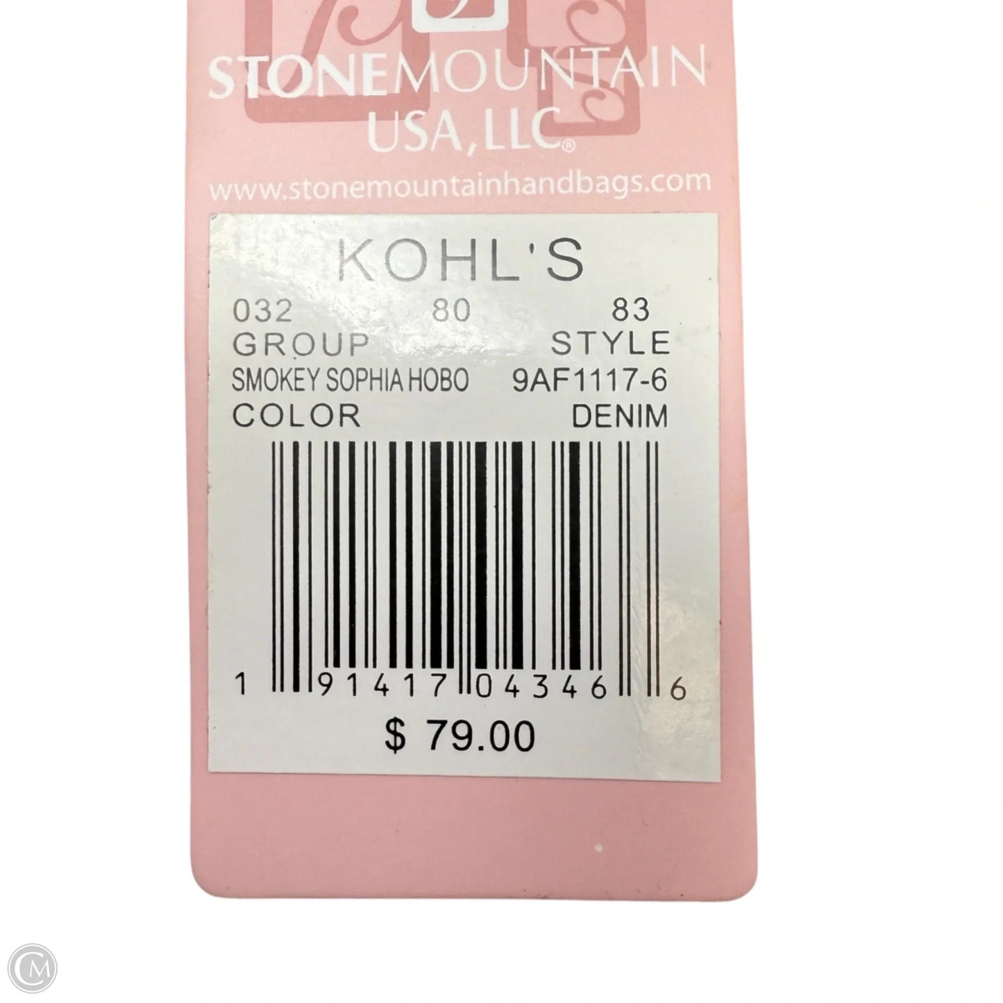 Smokey Sophia Hobo By Stone Mountain, Size: Medium