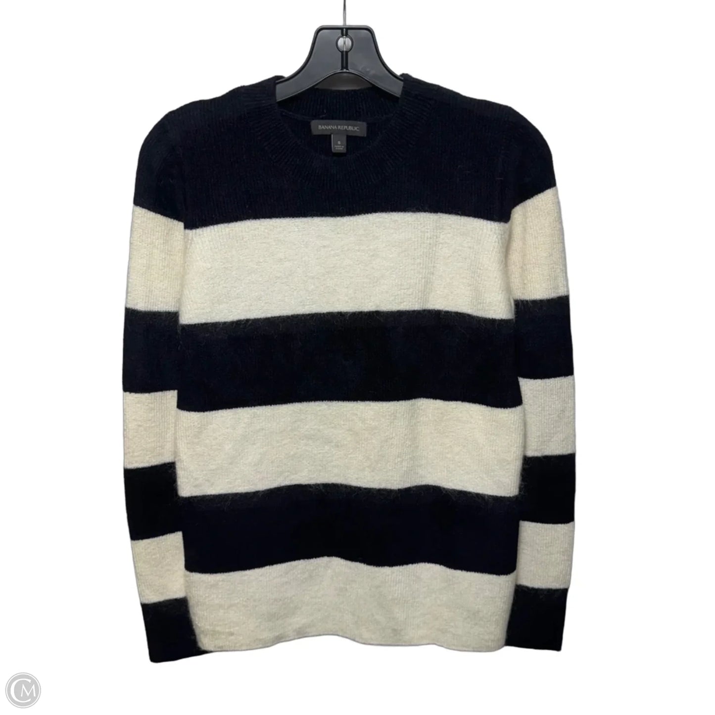 Sweater By Banana Republic In Striped Pattern, Size: S