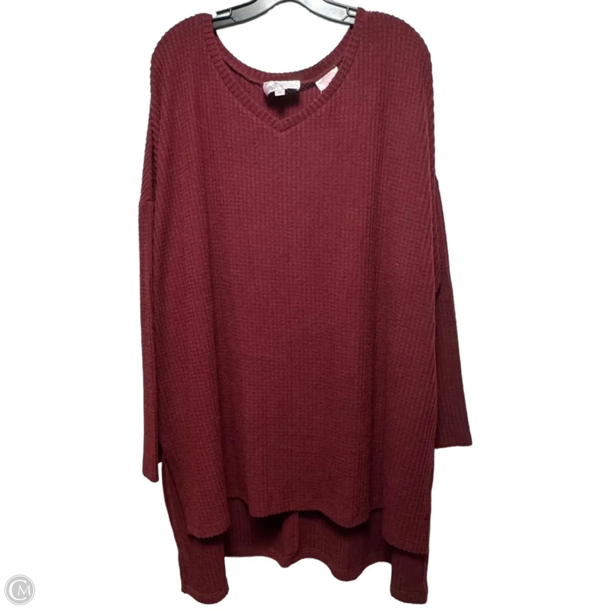 Top Long Sleeve Basic By Panhandle In Red, Size: Xl