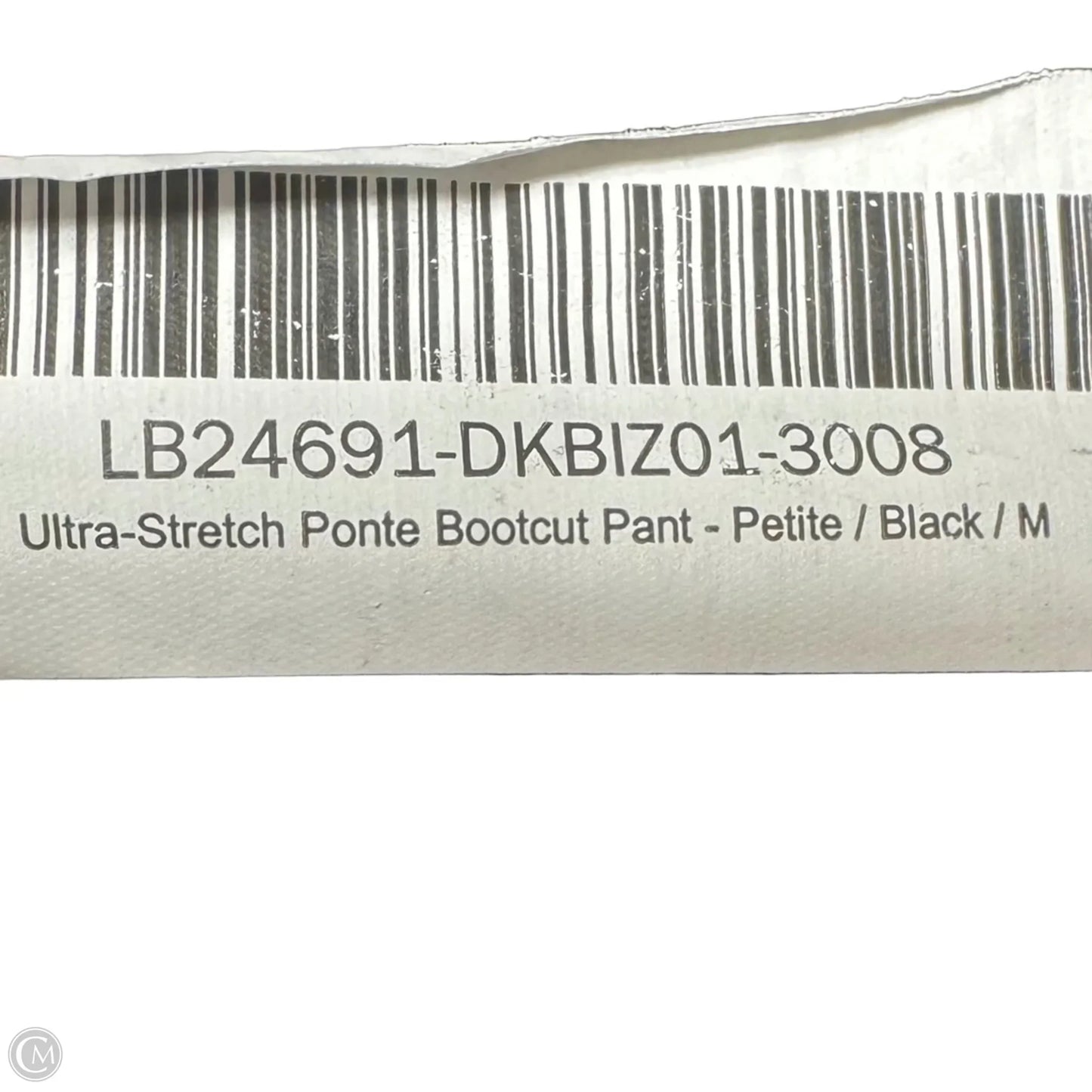 Ultra Stretch Ponte Bootcut Pants By Quince In Black, Size: M PETITE