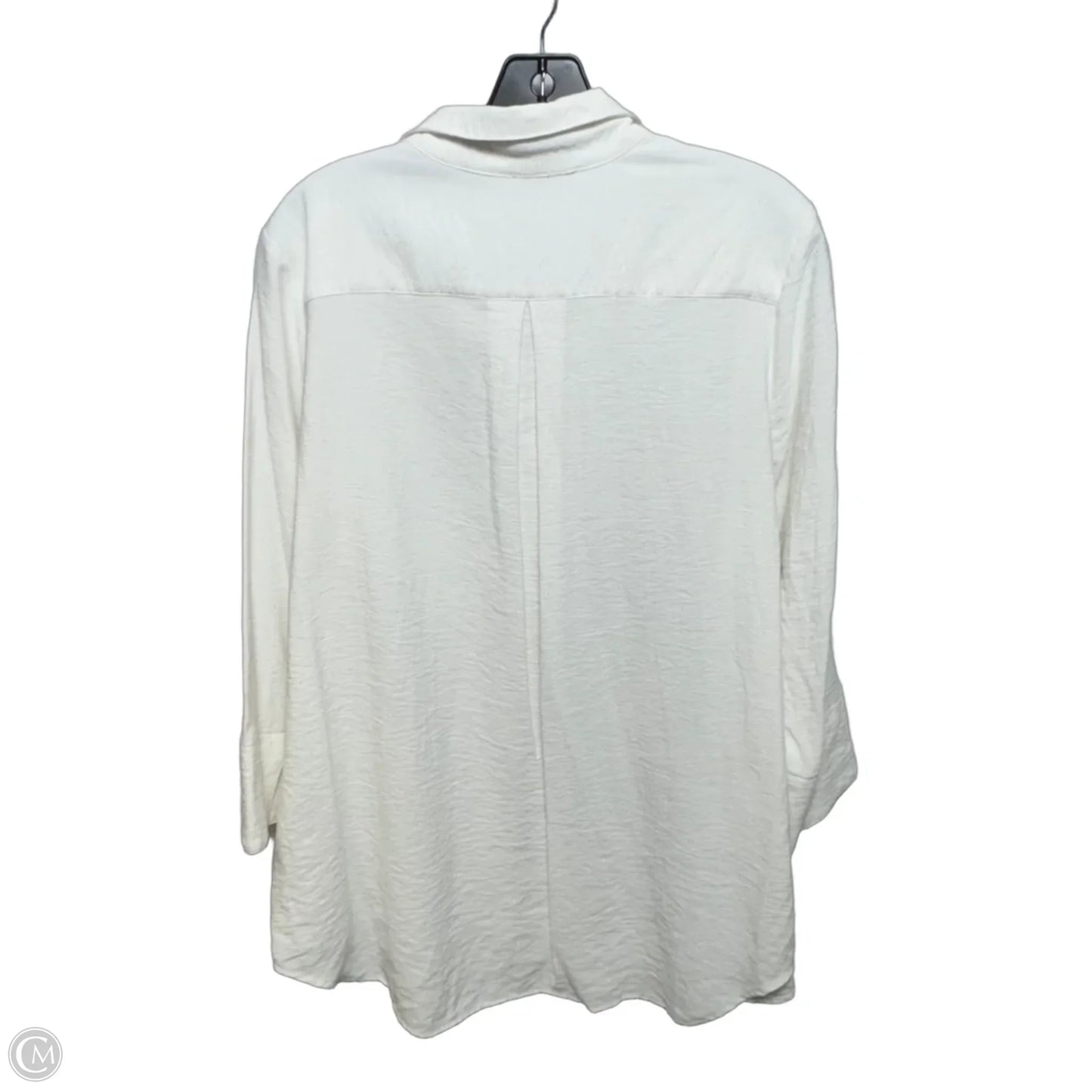Top Long Sleeve By Boho Chic In White, Size: Xl