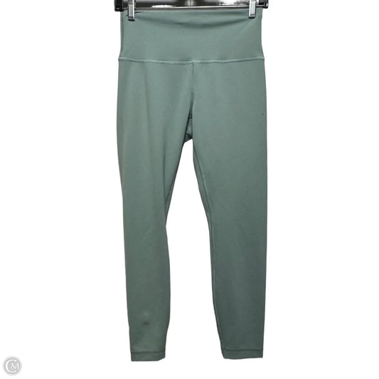 Athletic Leggings By Lululemon In Aqua, Size: 8