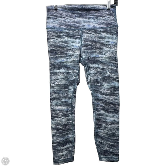 Athletic Leggings By Lululemon In Blue, Size: 10