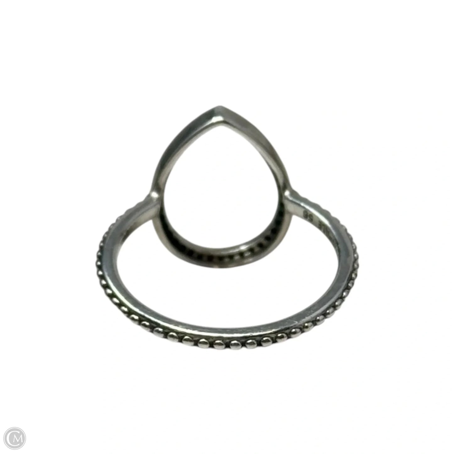 Teardrop CZ Ring Sterling Silver By Pandora, Size: 7.5
