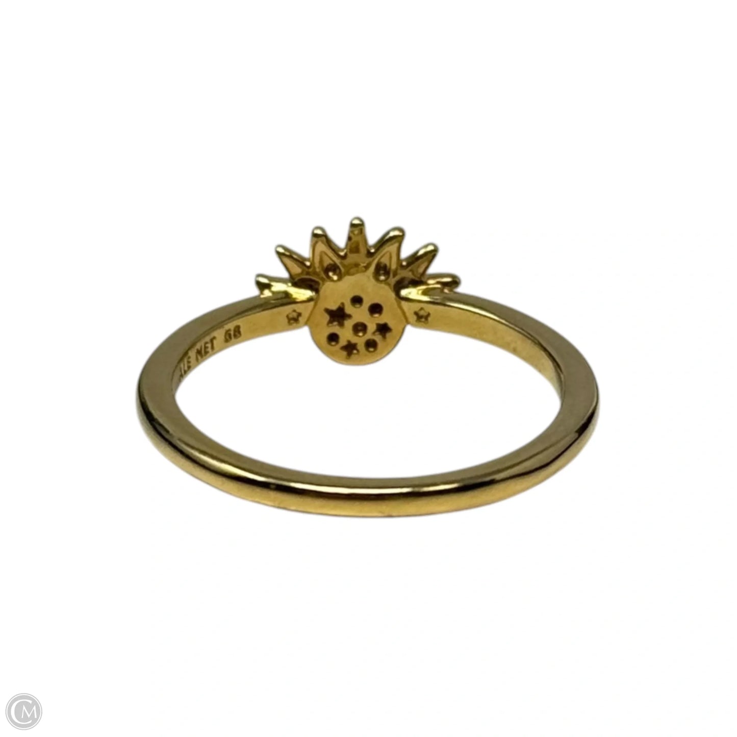 Celestial Sparkling Sun 14k Plated Ring By Pandora, Size: 8.5