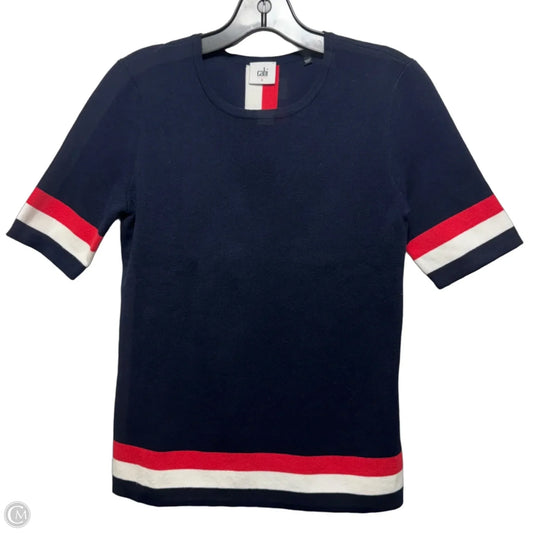 Sweater Short Sleeve By Cabi In Multi-colored, Size: S