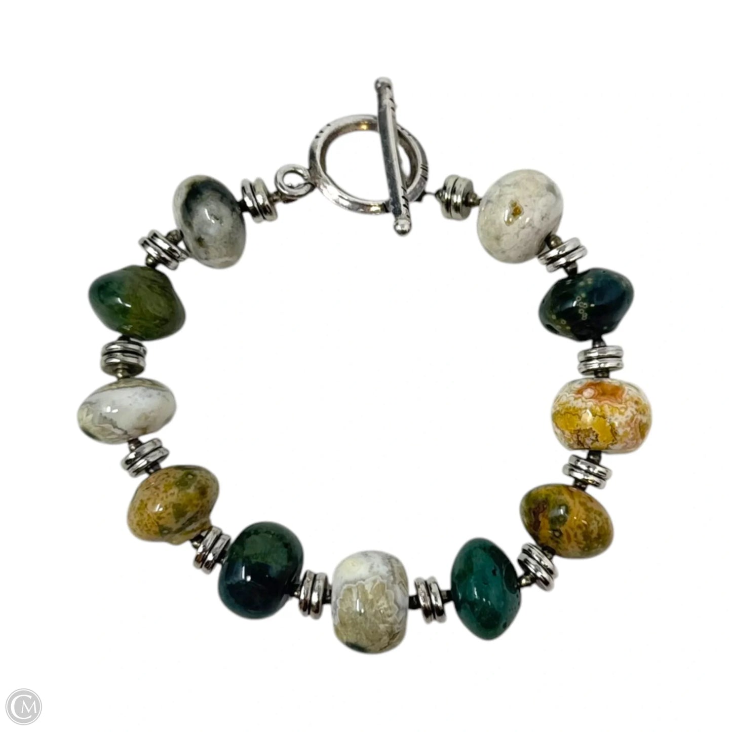 Agate Beaded Bracelet