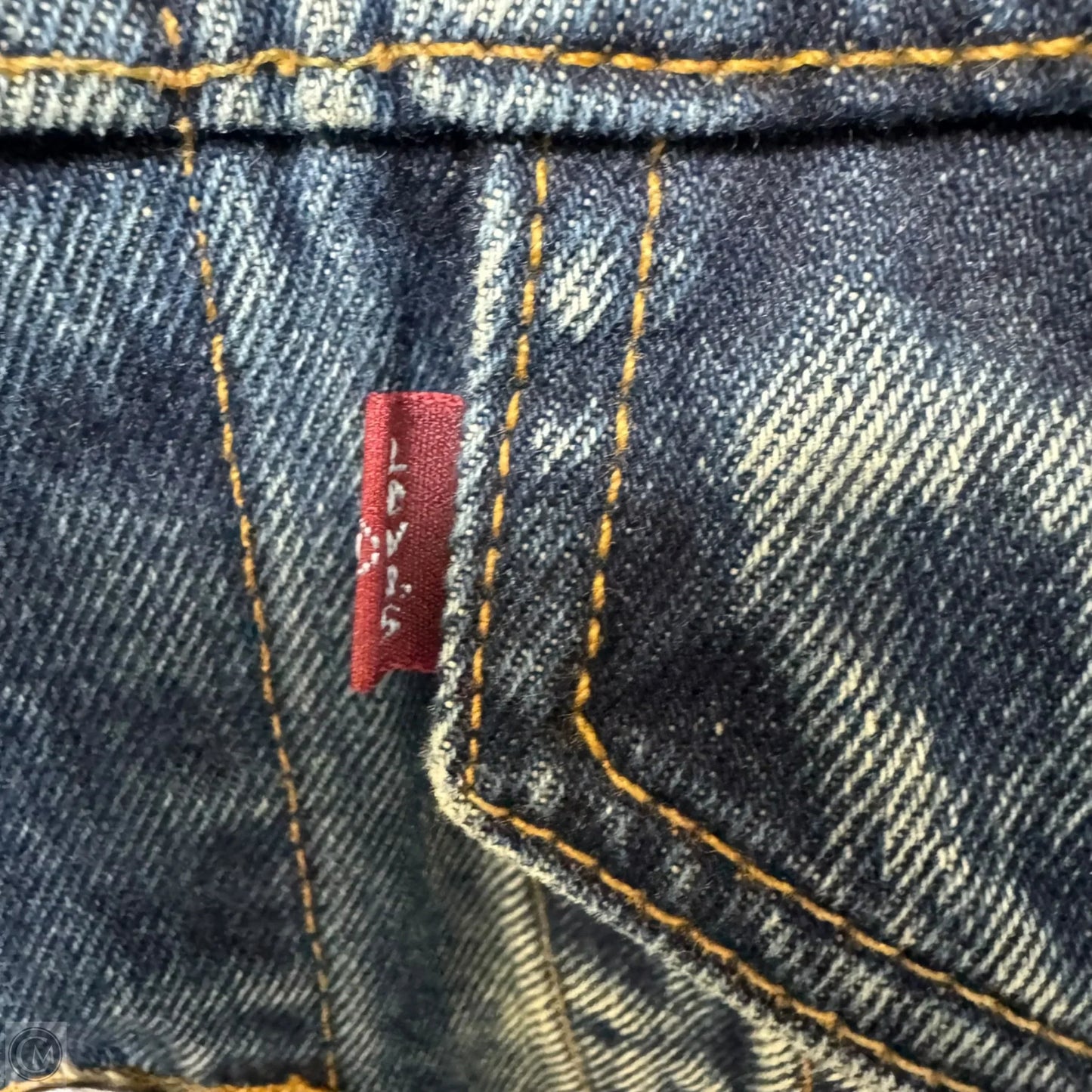 Jacket Denim By Levis In Blue Denim, Size: L