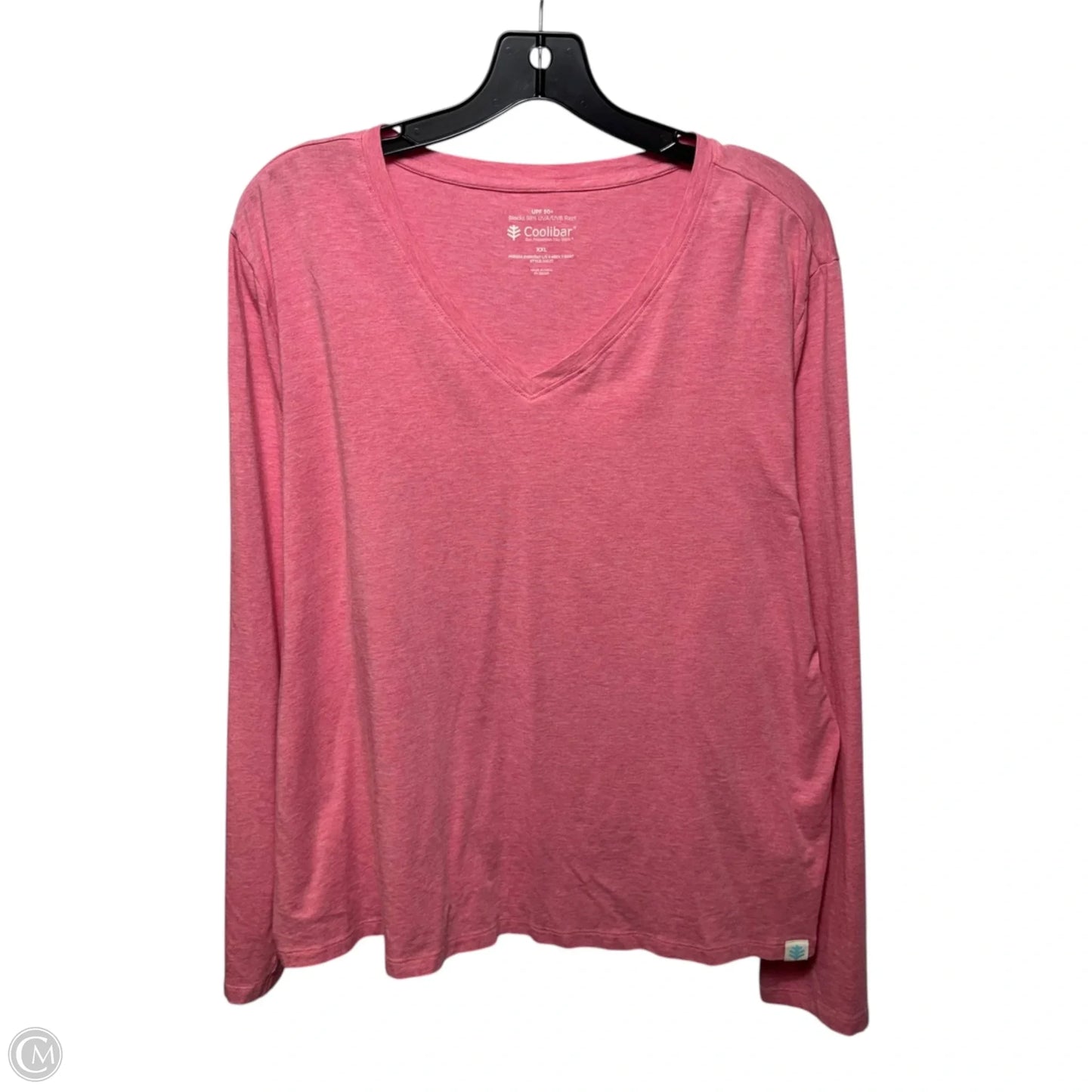 UPF 50 Athletic Top Long Sleeve By Coolibar In Pink, Size: Xxl