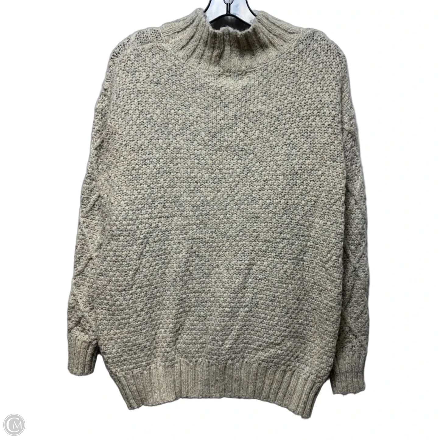 Sweater By Bohme In Cream & Grey, Size: S