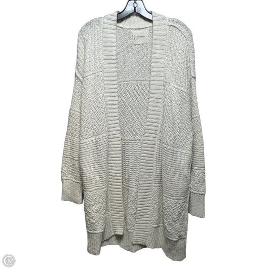 Sweater Cardigan By Lucky Brand In Cream, Size: S