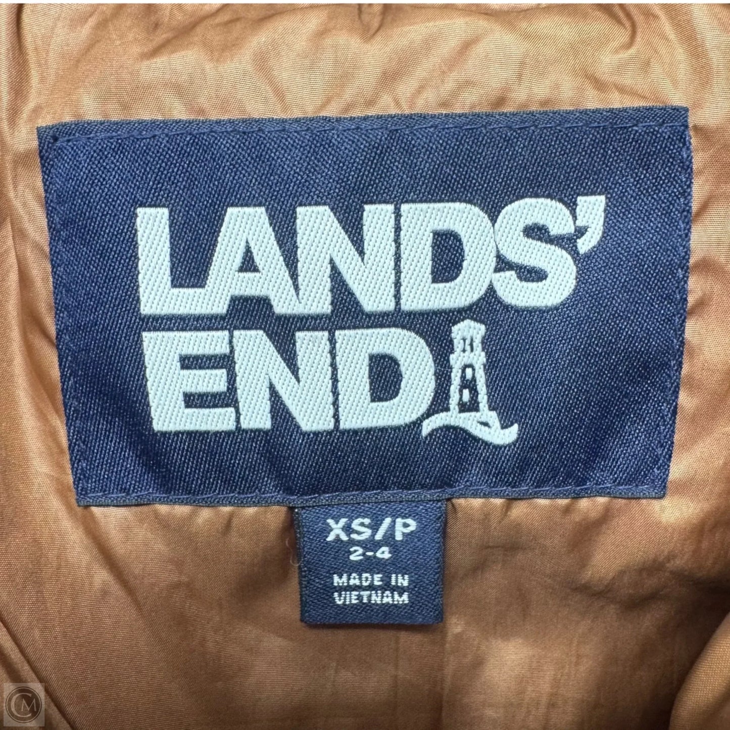 Jacket Puffer & Quilted By Lands End In Animal Print, Size: Xs