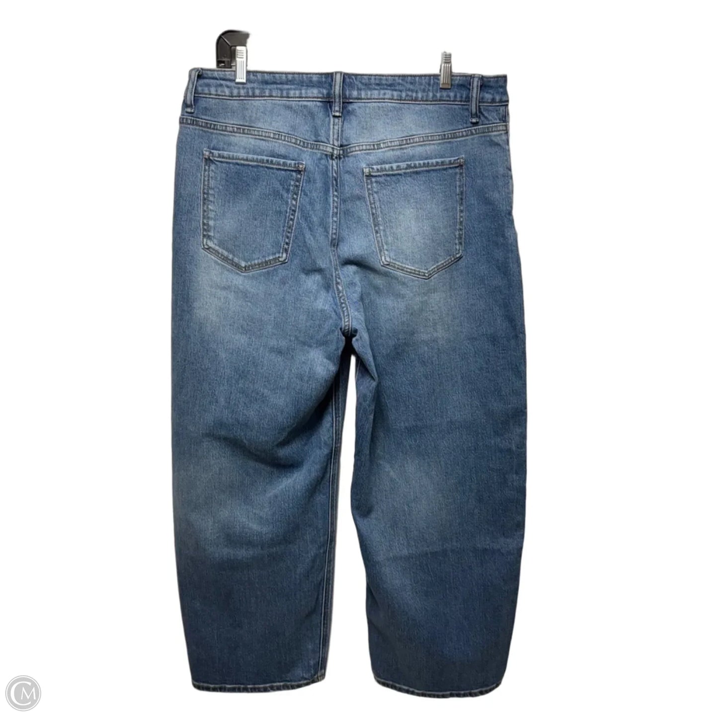 Jeans Wide Leg By Quince In Blue Denim, Size: 16/33
