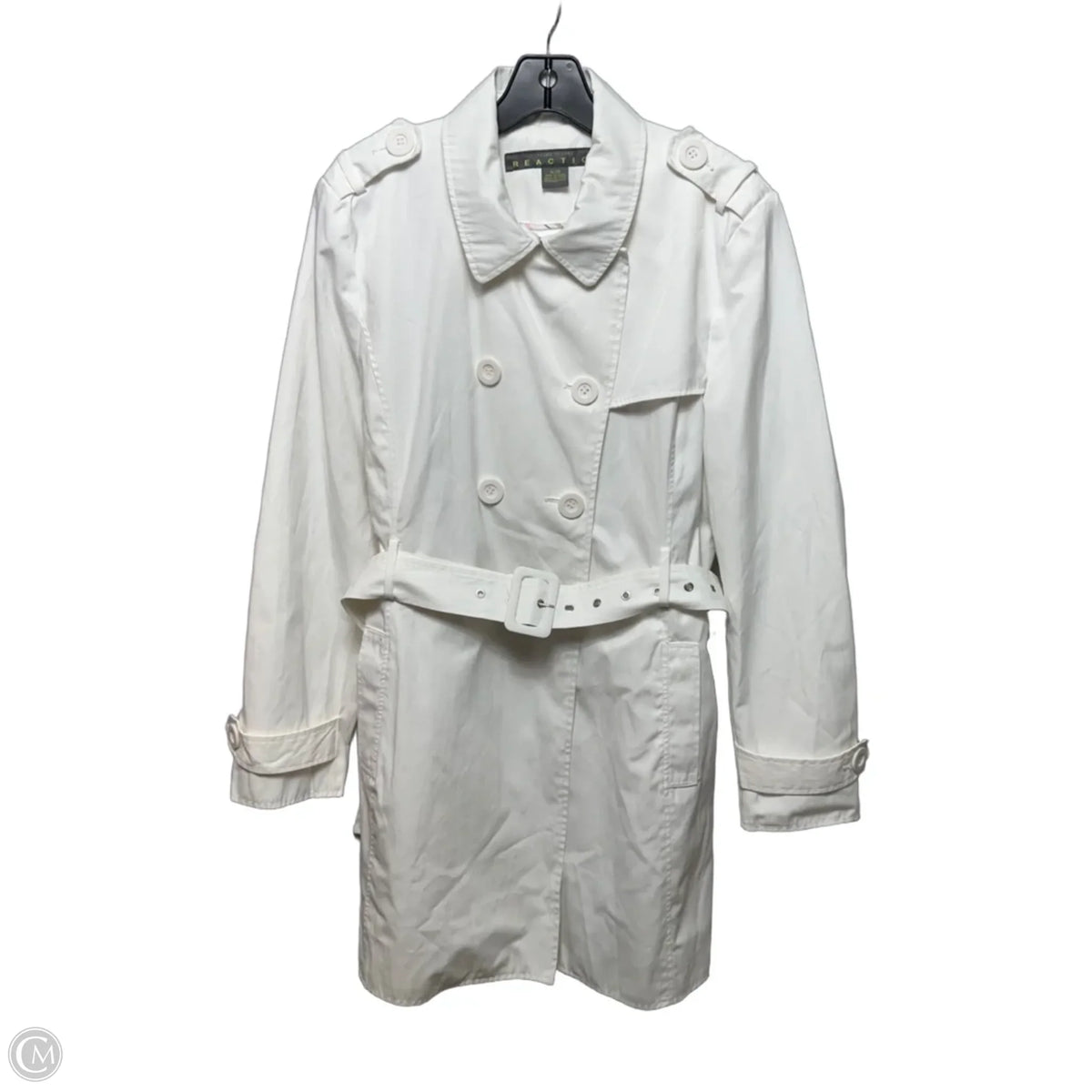Coat Peacoat By Kenneth Cole Reaction In White, Size: Xl