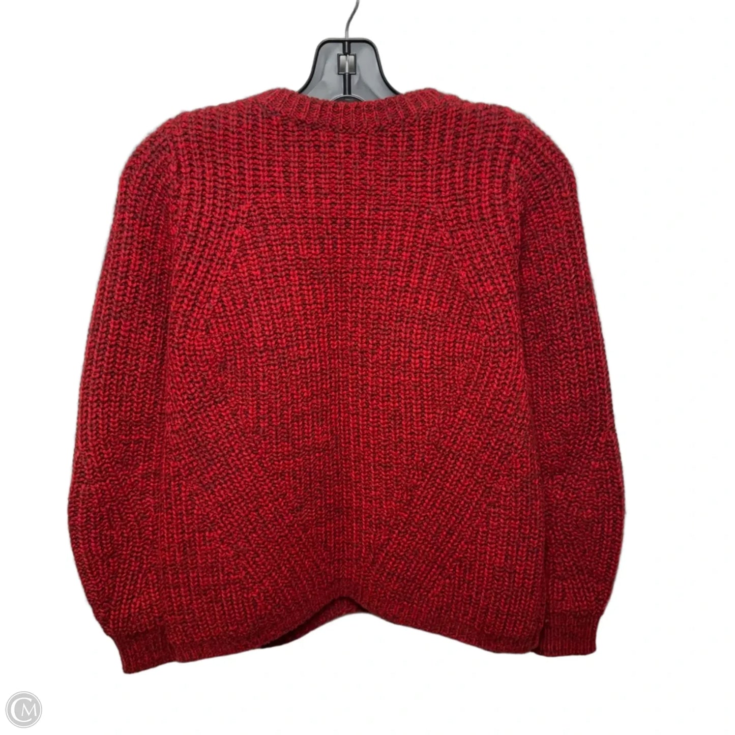 Wool Blend Sweater By Maje In Red, Size: S