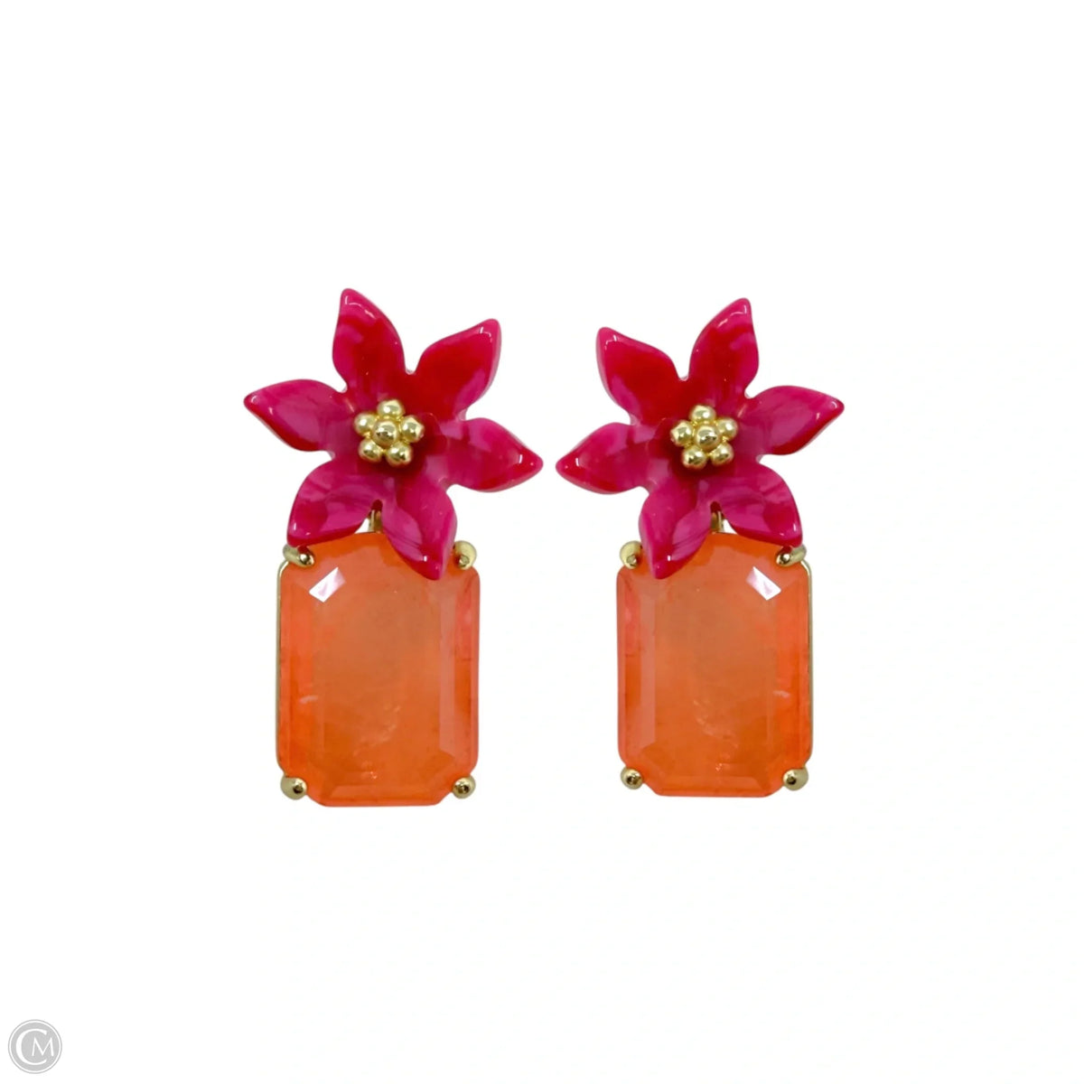 Flower Drop Earrings