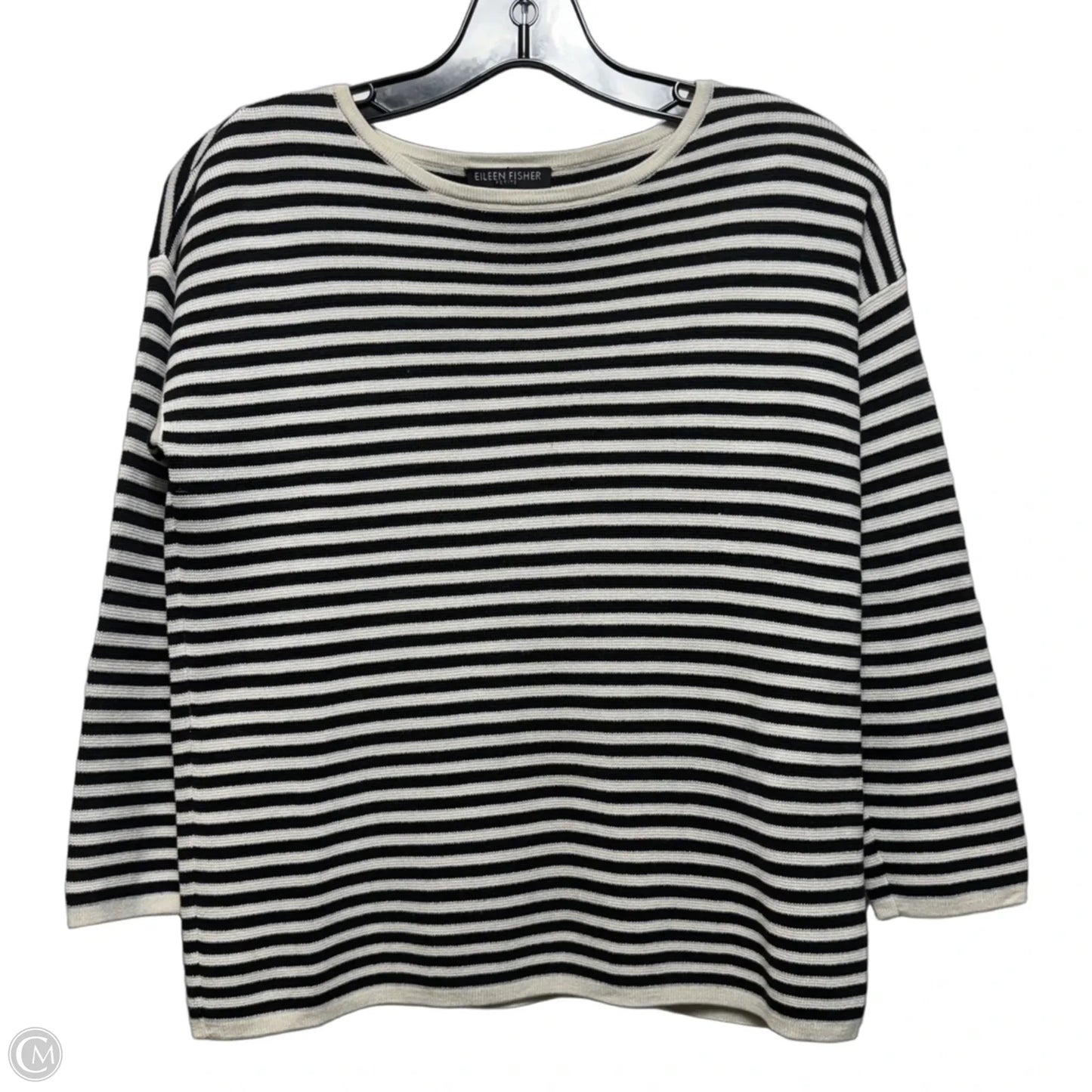 Sweater By Eileen Fisher In Striped Pattern, Size: Sp